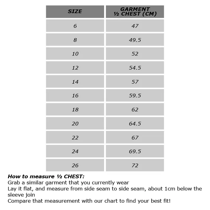 Lighting Direct Ladies Boatneck Blouse Size Chart.webp