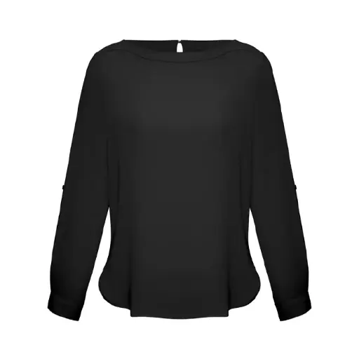 Ladies Madison Boatneck Blouse